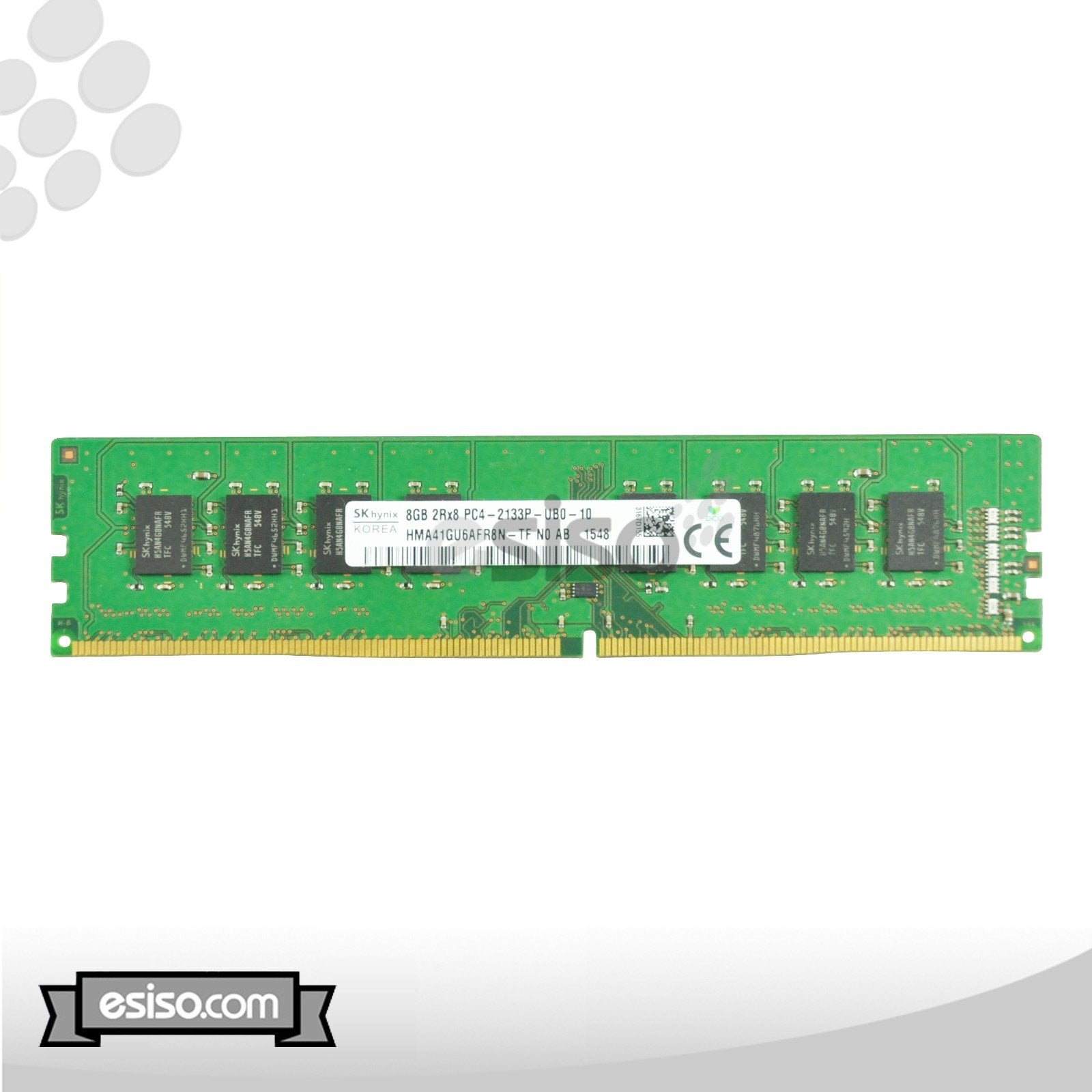 LOT OF 2 HMA41GU6AFR8N-TF HYNIX 8GB 2Rx8 PC4-2133P-U DDR4 MEMORY MODULE (2x8GB)